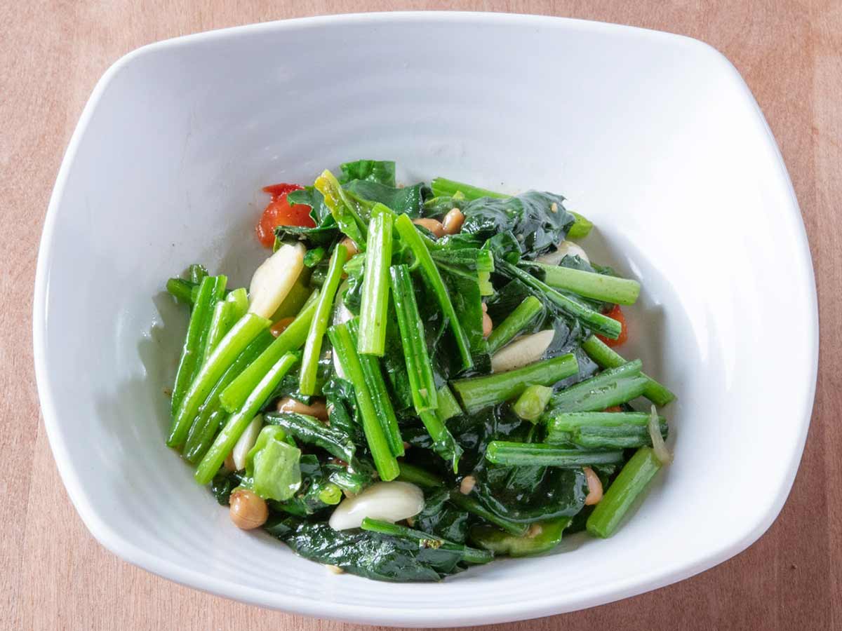 ほうれん草炒め